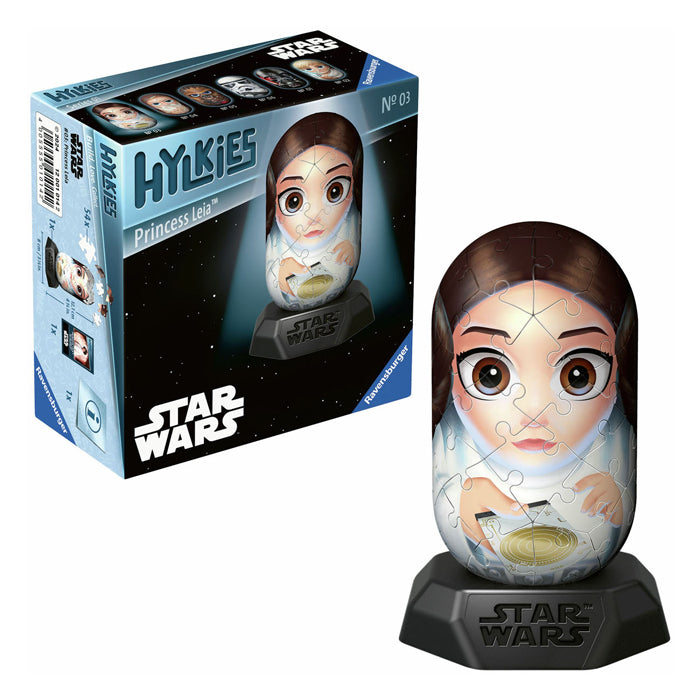 Ravensburger 3D Puzzle Hylkies Star Wars Princess Leia, 54..