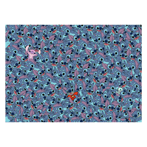 Ravensburger puslespil Disney stitch challenge 1000 brikker tegnefilm.