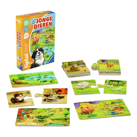 Ravensburger tiptoi mine unge dyr - interaktivt spil i 1-4 år -