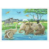 Ravensburger puslespil unge dyr fra hele verden - 2 x 12 brikker