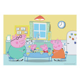 Ravensburger puslespil derhjemme med Peppa Pig - to puslespil - 12 brikker - børnepuslespil