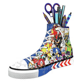 Ravensburger 3D puslespil blyantæske Sonic the hedgehog sneaker 108 stykker.