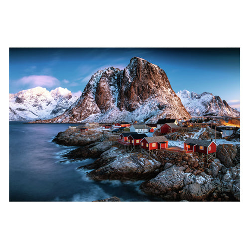 Ravensburger puslespil hamnoy, lofoten - puslespil - 3000 brikker