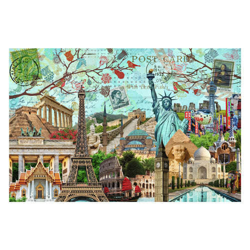 Ravensburger puslespil storby collage - puslespil - 5000 brikker