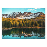 Ravensburger puslespil italienske landskaber: lago di carezza - puslespil - 1000 brikker