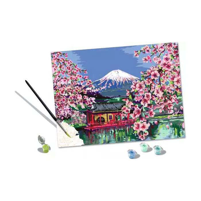 Ravensburger Creart Maleri på nummer - Japansk kirsebærblomst