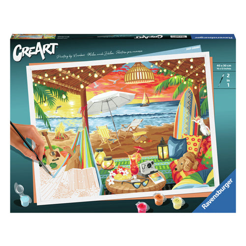 Ravensburger Creart Maleri på nummer - hyggelig cabana