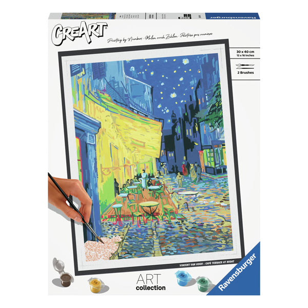 Ravensburger Creart Maleri på nummer - Cafe Terrace Van Gogh