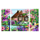 Ravensburger Creart Maleri på nummer Waterside Cottage