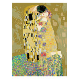 Ravensburger kysset (klimt) - mal efter tal for voksne