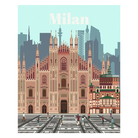 Ravensburger Creart Maleri ved nummer - Farverig Milano