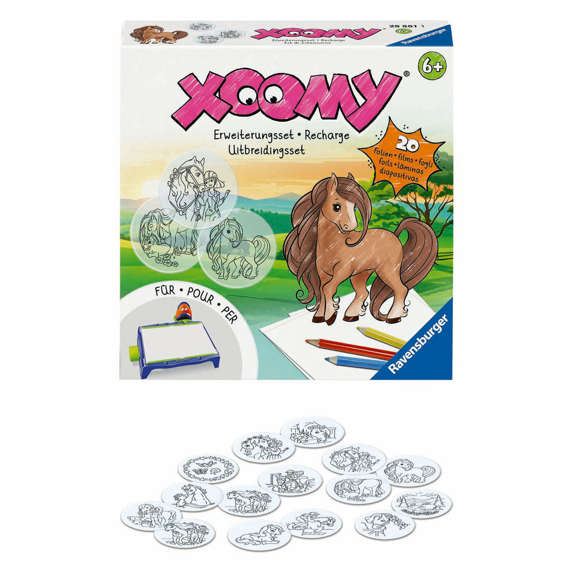 Ravensburger xoomy ekspansion sæt heste