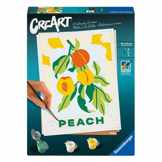 Ravensburger creart maling efter nummer - fersken