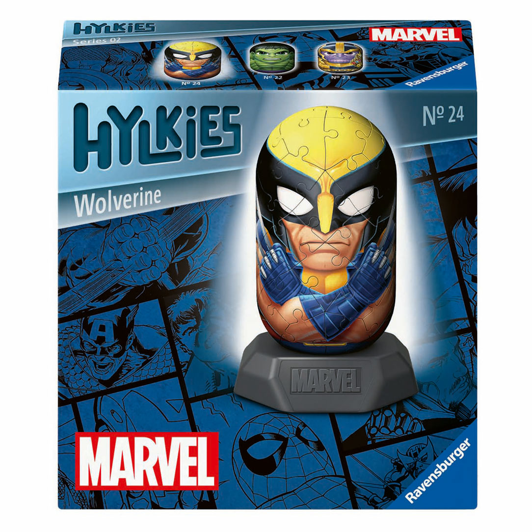Ravensburger 3D puslespil Hylkies Marvel Wolverine, 54 stk.