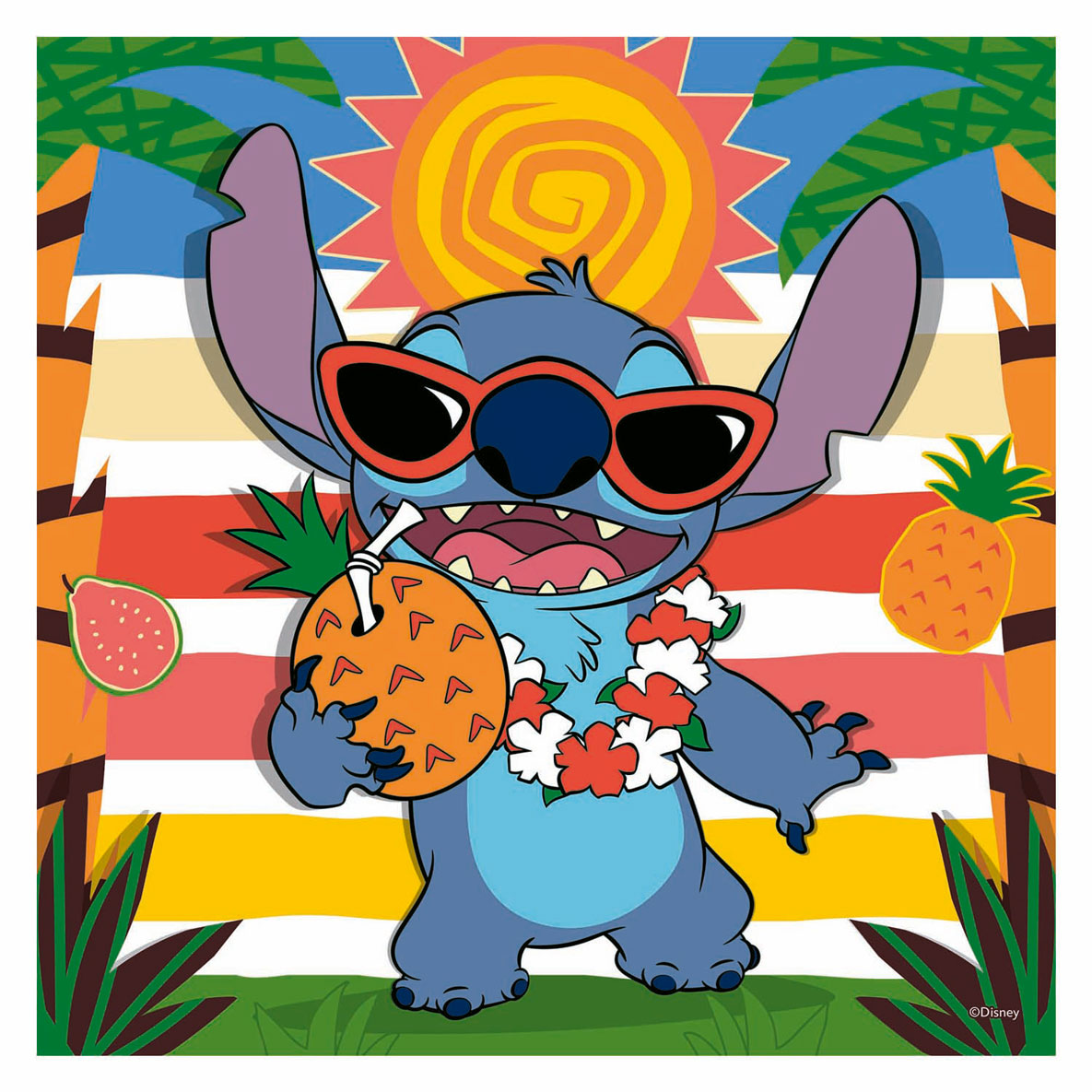 Ravensburger puslespil disney stitch 3x49 brikker