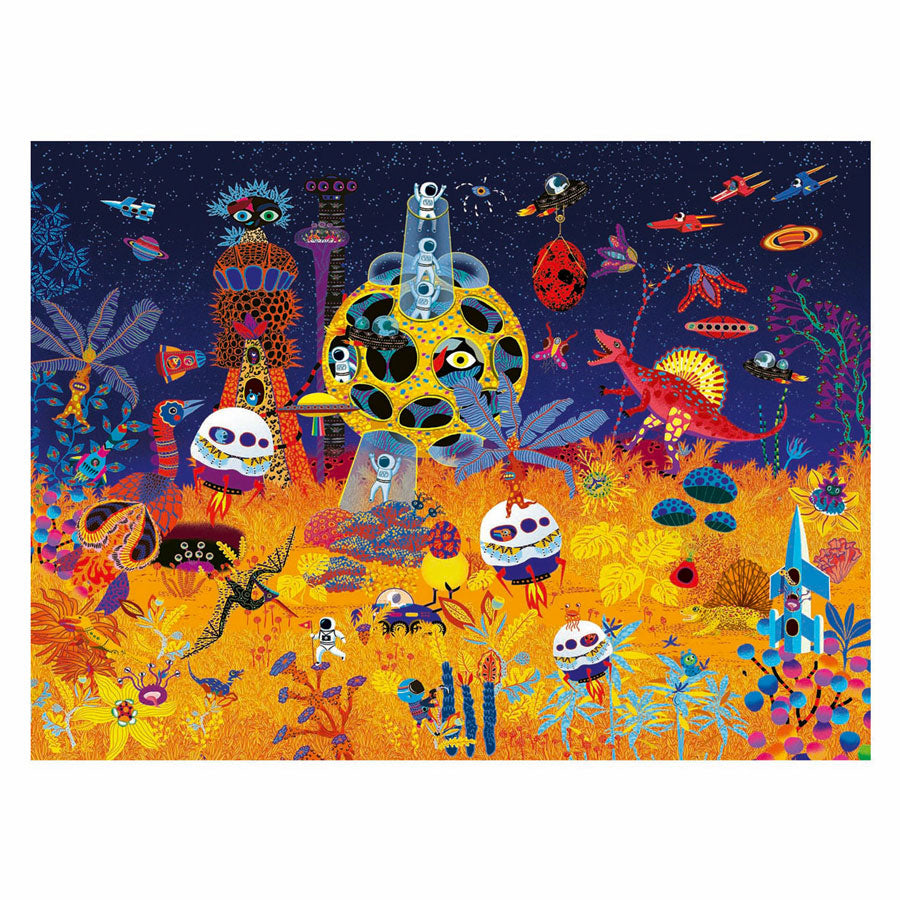 Ravensburger puslespil - fantastisk planet - 300 xxl brikker