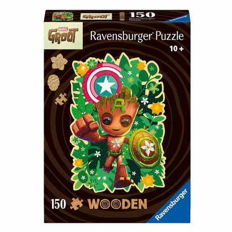 Ravensburger puslespil i træ marvel stort, 150 stk.
