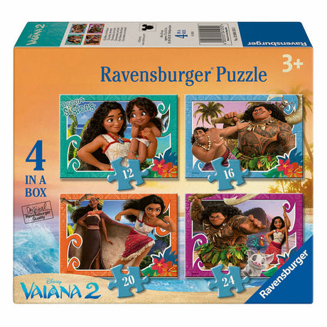 Ravensburger puslespil 4i1 disney vaiana 2
