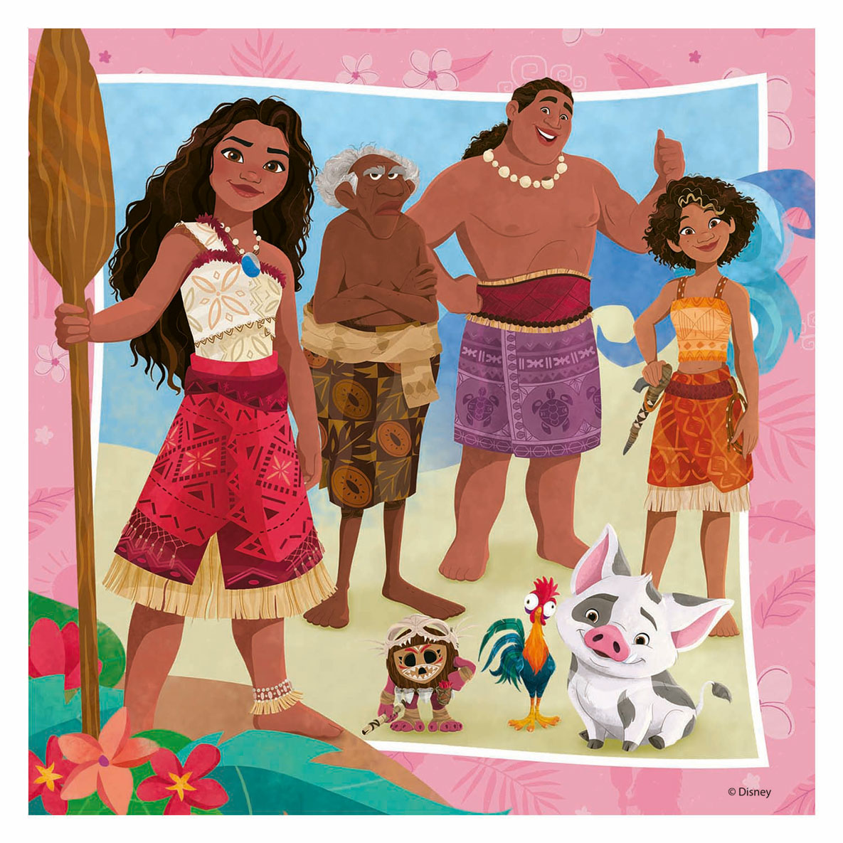 Ravensburger puslespil vaiana 2 videre til nye eventyr! - puslespil - 3x49 brikker