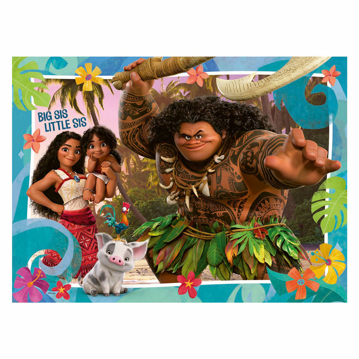 Ravensburger puslespil Vaiana 2 afgang til nye verdener - puslespil - 100 XXL brikker