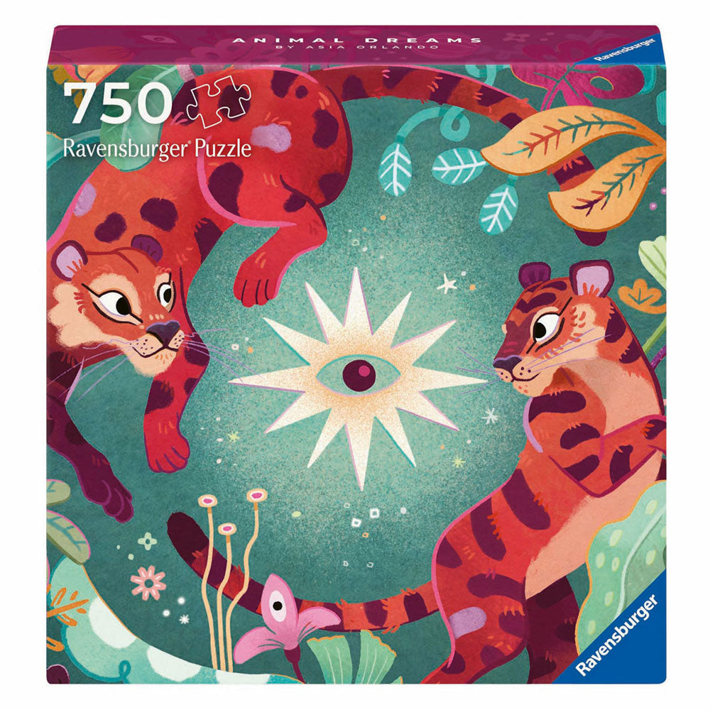 Ravensburger puslespil kunst soul animal spirit, 750 stk.