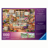Ravensburger puslespil - alle årstider blomsterbutik - 1000 brikker
