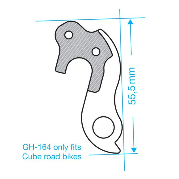 Union Derailleurpad GH-164 terning