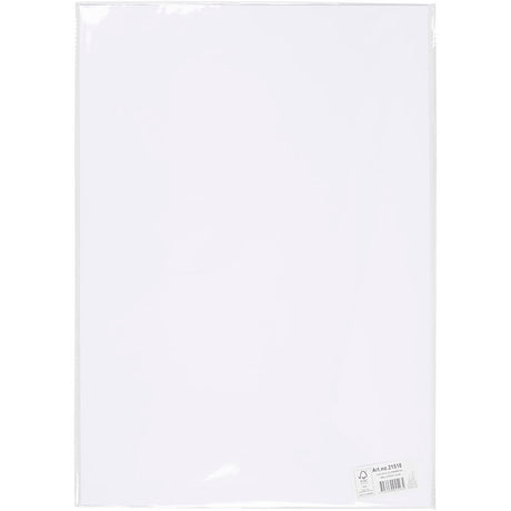 Creativ firma farvet pap, a2, ark 420x594 mm, 180 gr, hvid, 10 ark 1 æske