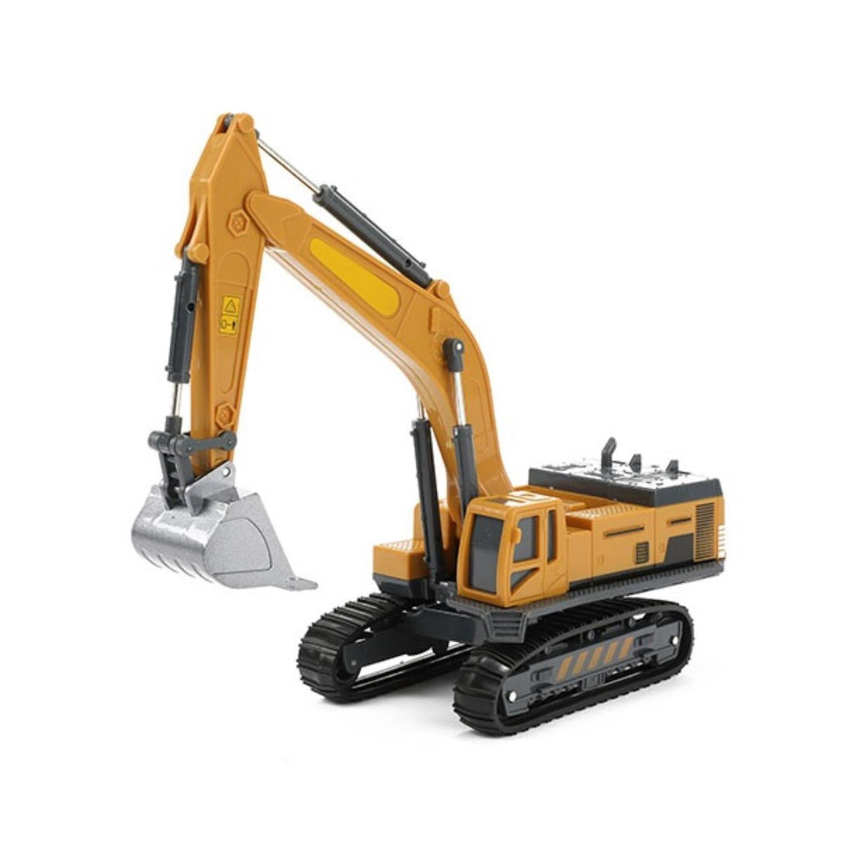 Toi-toys gravemaskine metal junior 1:55 stål gul sort