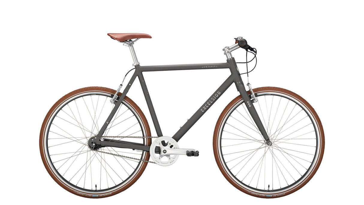 Excelsior urbanrad swagger (#1) cykel excels.swagger 28 53 diam. 7sp grå mat