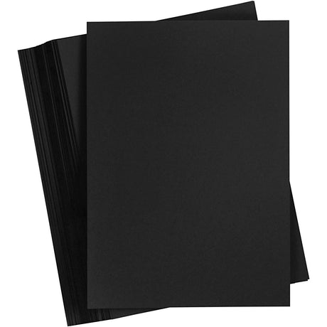 Creativ virksomhed https: www.cchobby.nl farvet-pap-a5-ark-148x210-mm-200-gr-sort-100-ark-1-kasse