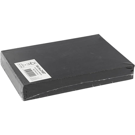 Creativ virksomhed https: www.cchobby.nl farvet-pap-a5-ark-148x210-mm-200-gr-sort-100-ark-1-kasse