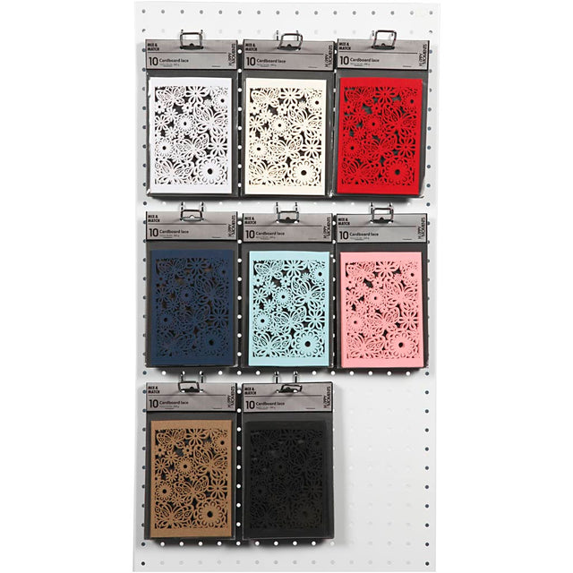 Https: www.cchobby.nl mønster pap-ark-10-5x15-cm-200-gr-diverse-farver-8x10-kasse-1-kasse