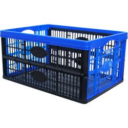 Sammenklappelig transportbeholder viso 30 liter blå