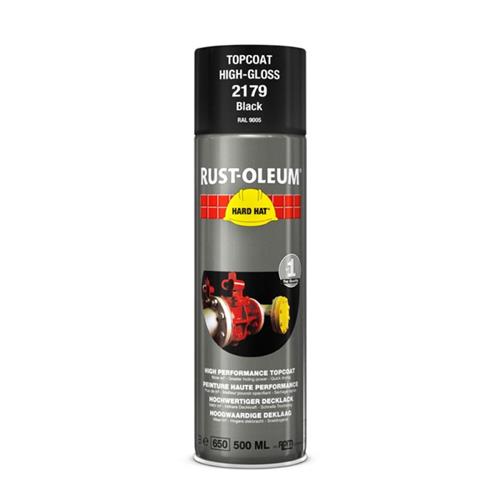 Rust-oleum spraydåse sort glans RAL9005 500ml