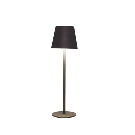 Annas kollektion LED bordlampe mat sort 9x27,5cm trådløs varm hvid dæmpbar inklusive USB kabel