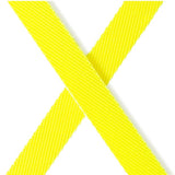 Flexi tilbagetrækkelig linje kæmpe tape neon sort gul