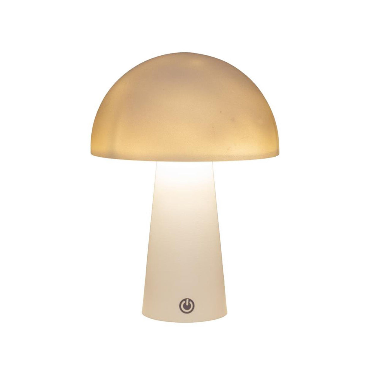 Annas kollektion LED bordlampe rund hvid 15x15x21cm trådløs inklusiv USB kabel