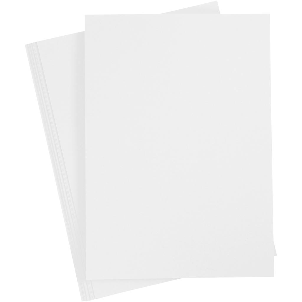 Creativ Company Cardboard White A4 220G, 10 ..