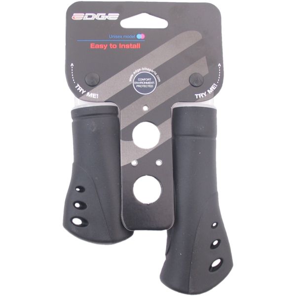 Kanten ergo venti -håndtag - 22 mm - gummi - 125 + 92 mm - 119g - sort