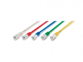 Udstyr 205424 cat.5e f utp 5.0m, 5 m, cat5e, rj-45, rød