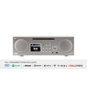 Imperial Dabman i450 CD multifunktionel stereoradio DAB+ FM Internet Bluetooth hvid-sølv - 22-248-00