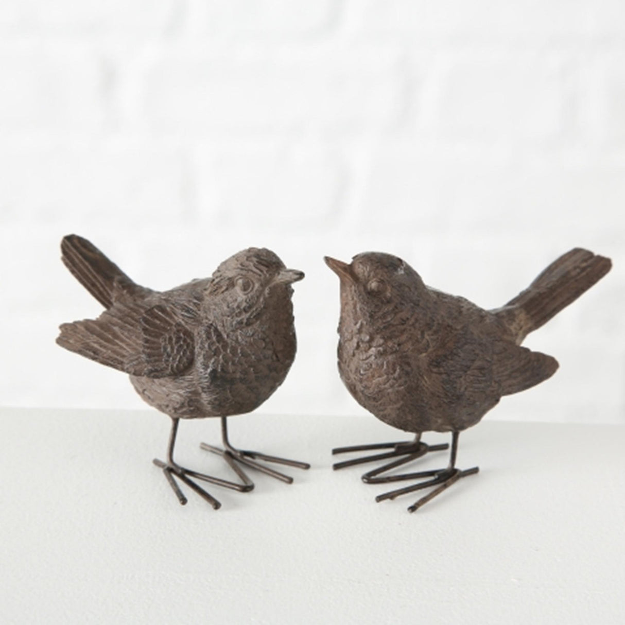 Boltze hjemmefigur fugl spatz h6cm polyresin
