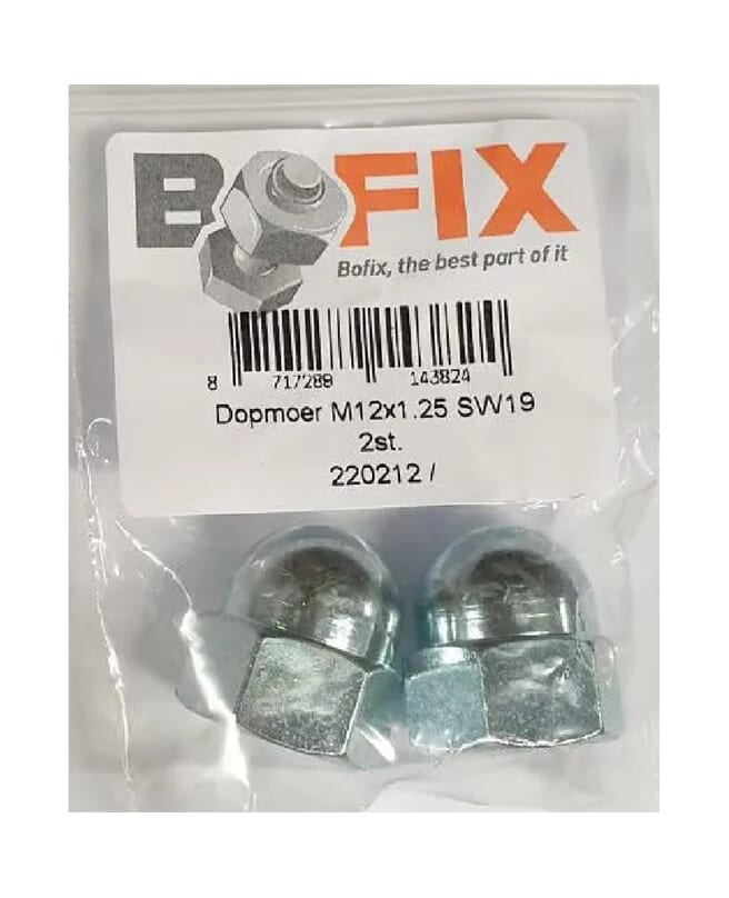 Bofix Voorashed E-Bike M12 x 1,25 med forhjulsmotor (2ST)