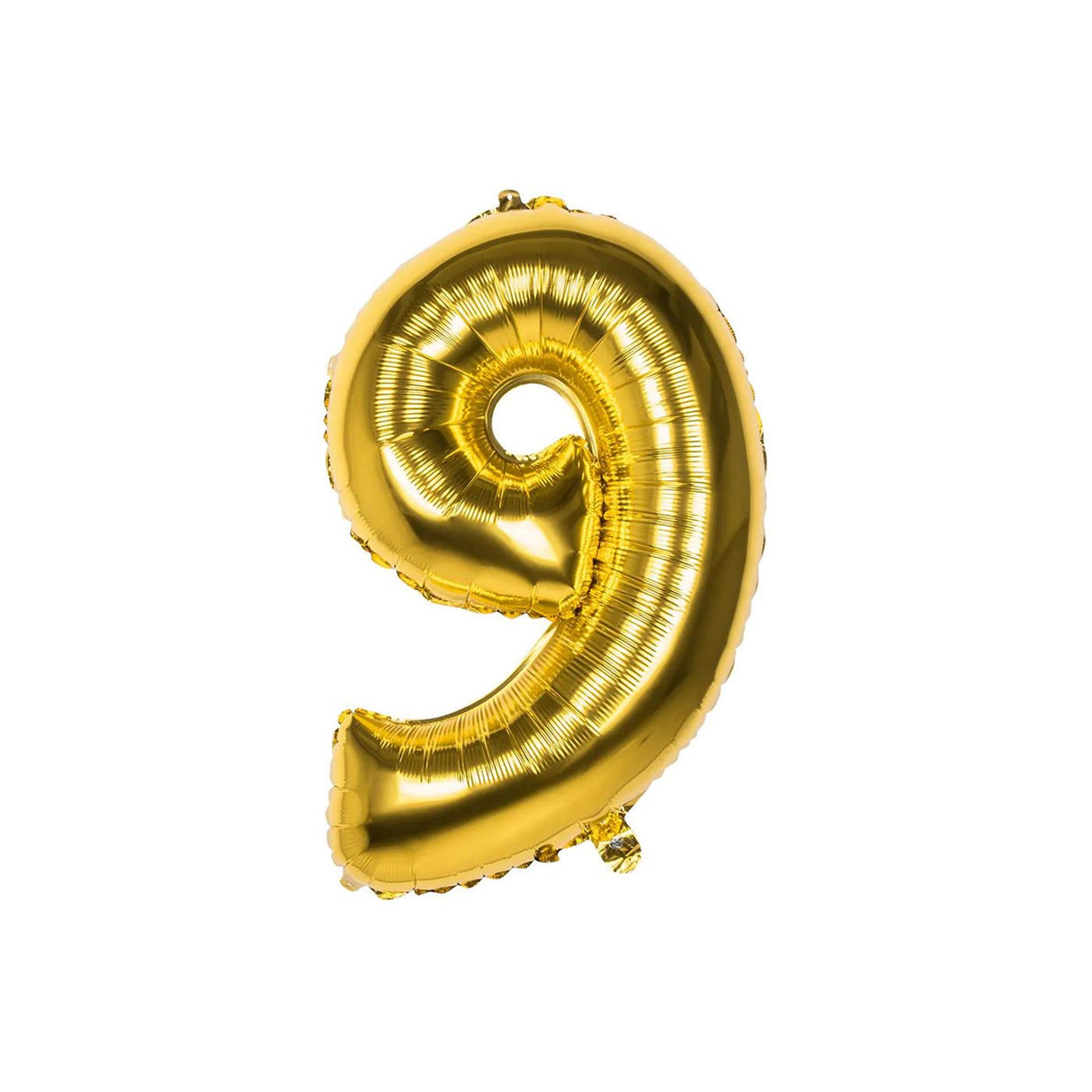 Boland folieballon 9 guld 86cm folieballon 9 guld 86cm