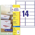 Adresselabels avery j8163 99,1x38,1mm hvid