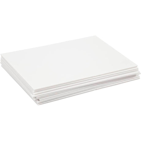 Creativ firma skumplade, a4, plade 210x297 mm, tykkelse 3 mm, hvid, 10 ark 1 æske