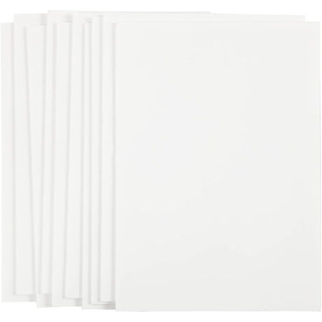 Creativ firma skumplade, a4, plade 210x297 mm, tykkelse 3 mm, hvid, 10 ark 1 æske