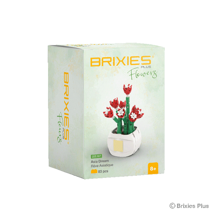 Oku Brixies Plus Flower Asia Dream byggeklodser