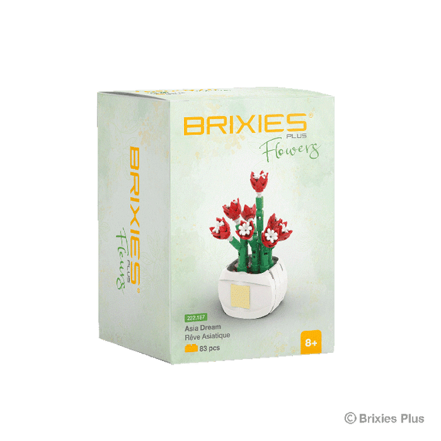 Oku Brixies Plus Flower Asia Dream byggeklodser